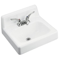 Wall Hung Bathroom Sink 20 x 18 x 13-1/2