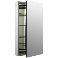 Swing Door Medicine Cabinet 15 x 36 x 4-3/4