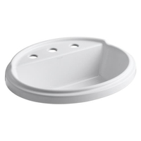 Self-Rimming Bathroom Sink 22-13/16 x 19-1/4 x 8-3/4 Self-Rimming Bathroom Sink 22-13/16 x 19-1/4 x 8-3/4