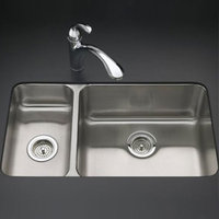 Double Bowl Kitchen Sink 31-1/2'' x 18'' x 9-1/2'' Double Bowl Kitchen Sink 31-1/2'' x 18'' x 9-1/2''