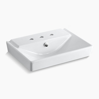 Wall Hung Bathroom Sink 23-5/8'' x 18-5/16'' x 7-7/16'' Wall Hung Bathroom Sink 23-5/8'' x 18-5/16'' x 7-7/16''