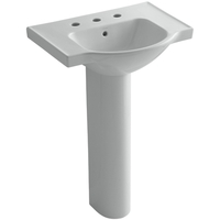 Pedestal Bathroom Sink 24'' x 18-1/4'' x 35-1/2'' Pedestal Bathroom Sink 24'' x 18-1/4'' x 35-1/2''