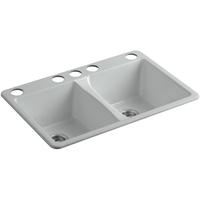 Double Bowl Kitchen Sink 33'' x 22'' x 9-5/8'' Double Bowl Kitchen Sink 33'' x 22'' x 9-5/8''