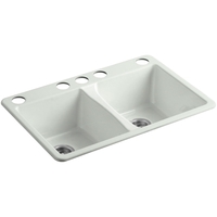 Double Bowl Kitchen Sink 33'' x 22'' x 9-5/8'' Double Bowl Kitchen Sink 33'' x 22'' x 9-5/8''