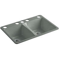 Double Bowl Kitchen Sink 33'' x 22'' x 9-5/8'' Double Bowl Kitchen Sink 33'' x 22'' x 9-5/8''