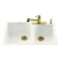 Double Bowl Kitchen Sink 33'' x 22'' Double Bowl Kitchen Sink 33'' x 22''