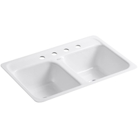 Double Bowl Kitchen Sink 32'' x 21'' x 8-1/2'' Double Bowl Kitchen Sink 32'' x 21'' x 8-1/2''