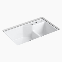 Double Bowl Kitchen Sink 33'' x 21-1/8'' x 9-3/4'' Double Bowl Kitchen Sink 33'' x 21-1/8'' x 9-3/4''