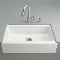 Apron Front Kitchen Sink 33'' x 22-1/8'' x 8-5/8'' Apron Front Kitchen Sink 33'' x 22-1/8'' x 8-5/8''