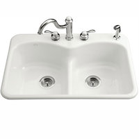 Double Bowl Kitchen Sink 33'' x 22'' x 9-3/4'' Double Bowl Kitchen Sink 33'' x 22'' x 9-3/4''