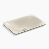 Vessel Style Bathroom Sink 21-1/8'' x 14-9/16'' x 6-1/8'' Vessel Style Bathroom Sink 21-1/8'' x 14-9/16'' x 6-1/8''