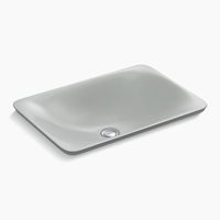 Vessel Style Bathroom Sink 21-1/8'' x 14-9/16'' x 6-1/8'' Vessel Style Bathroom Sink 21-1/8'' x 14-9/16'' x 6-1/8''