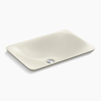 Vessel Style Bathroom Sink 21-1/8'' x 14-9/16'' x 6-1/8'' Vessel Style Bathroom Sink 21-1/8'' x 14-9/16'' x 6-1/8''