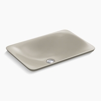 Vessel Style Bathroom Sink 21-1/8'' x 14-9/16'' x 6-1/8'' Vessel Style Bathroom Sink 21-1/8'' x 14-9/16'' x 6-1/8''
