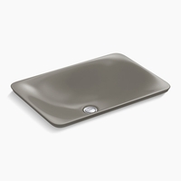 Vessel Style Bathroom Sink 21-1/8'' x 14-9/16'' x 6-1/8'' Vessel Style Bathroom Sink 21-1/8'' x 14-9/16'' x 6-1/8''