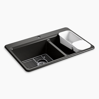 Double Bowl Kitchen Sink 33'' x 22'' x 9-5/8'' Double Bowl Kitchen Sink 33'' x 22'' x 9-5/8''