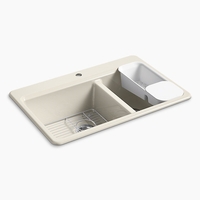 Double Bowl Kitchen Sink 33'' x 22'' x 9-5/8'' Double Bowl Kitchen Sink 33'' x 22'' x 9-5/8''