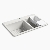 Double Bowl Kitchen Sink 33'' x 22'' x 9-5/8'' Double Bowl Kitchen Sink 33'' x 22'' x 9-5/8''