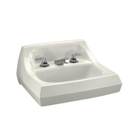 Wall Hung Bathroom Sink 21-1/4 x 18-1/8 x 12-1/4