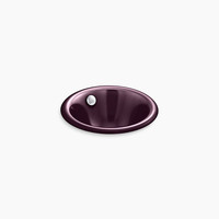 Self-Rimming Bathroom Sink 12'' D x 6-5/16'' Self-Rimming Bathroom Sink 12'' D x 6-5/16''