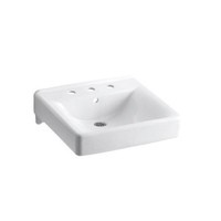 Wall Hung Bathroom Sink 20 x 18 x 7