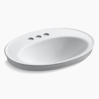 Self-Rimming Bathroom Sink 22-1/8 x 16-1/4 x 8-1/4 Self-Rimming Bathroom Sink 22-1/8 x 16-1/4 x 8-1/4