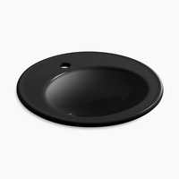 Self-Rimming Bathroom Sink 19'' Diameter x 8-3/8'' Self-Rimming Bathroom Sink 19'' Diameter x 8-3/8''