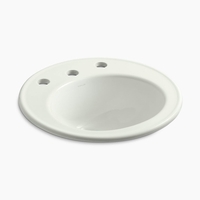 Self-Rimming Bathroom Sink 19'' Diameter x 8-3/8'' Self-Rimming Bathroom Sink 19'' Diameter x 8-3/8''