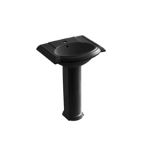 Pedestal Bathroom Sink 24-1/8 x 19-3/4 x 33-1/2 Pedestal Bathroom Sink 24-1/8 x 19-3/4 x 33-1/2