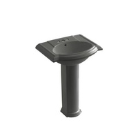 Pedestal Bathroom Sink 24-1/8 x 19-3/4 x 33-1/2 Pedestal Bathroom Sink 24-1/8 x 19-3/4 x 33-1/2
