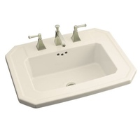 Self-Rimming Bathroom Sink 24 x 19 x 7-7/8 Self-Rimming Bathroom Sink 24 x 19 x 7-7/8