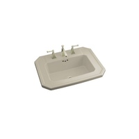 Self-Rimming Bathroom Sink 24 x 19 x 7-7/8 Self-Rimming Bathroom Sink 24 x 19 x 7-7/8