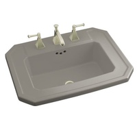 Self-Rimming Bathroom Sink 24 x 19 x 7-7/8 Self-Rimming Bathroom Sink 24 x 19 x 7-7/8