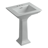 Pedestal Bathroom Sink 24-1/2 x 20-1/2 x 34-3/4 Pedestal Bathroom Sink 24-1/2 x 20-1/2 x 34-3/4