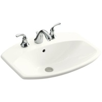Self-Rimming Bathroom Sink 23 x 18-3/16 x 7-7/8 Self-Rimming Bathroom Sink 23 x 18-3/16 x 7-7/8