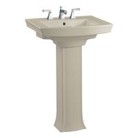 Pedestal Bathroom Sink 23-15/16 x 20-7/16 x 35-1/4 Pedestal Bathroom Sink 23-15/16 x 20-7/16 x 35-1/4