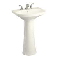 Pedestal Bathroom Sink 22-3/4 x 18-7/8 x 34-1/2 Pedestal Bathroom Sink 22-3/4 x 18-7/8 x 34-1/2