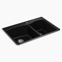 Double Bowl Kitchen Sink 33'' x 22'' x 9-5/8'' Double Bowl Kitchen Sink 33'' x 22'' x 9-5/8''