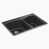 Double Bowl Kitchen Sink 33'' x 22'' x 9-5/8'' Double Bowl Kitchen Sink 33'' x 22'' x 9-5/8''