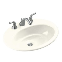 Self-Rimming Bathroom Sink 24 x 18 x 8-5/8 Self-Rimming Bathroom Sink 24 x 18 x 8-5/8
