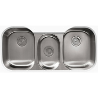 Triple Bowl Kitchen Sink 41-5/8'' x 20-1/8'' x 9-1/2'' Triple Bowl Kitchen Sink 41-5/8'' x 20-1/8'' x 9-1/2''