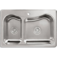 Double Bowl Kitchen Sink 33'' x 22'' x 8-5/16'' Double Bowl Kitchen Sink 33'' x 22'' x 8-5/16''