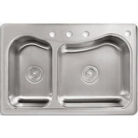 Double Bowl Kitchen Sink 33'' x 22'' x 8-5/16'' Double Bowl Kitchen Sink 33'' x 22'' x 8-5/16''