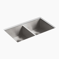 Double Bowl Kitchen Sink 32'' x 15-5/16'' x 9-7/16'' Double Bowl Kitchen Sink 32'' x 15-5/16'' x 9-7/16''