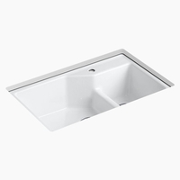 Double Bowl Kitchen Sink 33'' x 21-1/8'' x 9-3/4'' Double Bowl Kitchen Sink 33'' x 21-1/8'' x 9-3/4''