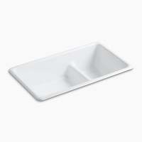 Double Bowl Kitchen Sink 33'' x 18-3/4'' x 9-5/8'' Double Bowl Kitchen Sink 33'' x 18-3/4'' x 9-5/8''