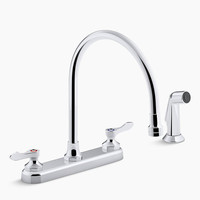 Two Handle Kitchen Faucet 4 Hole Two Handle Kitchen Faucet 4 Hole