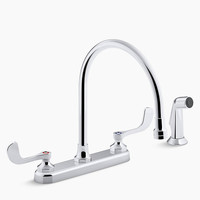 Two Handle Kitchen Faucet 4 Hole Two Handle Kitchen Faucet 4 Hole