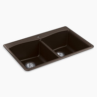 Double Bowl Kitchen Sink 33'' x 22'' x 9-5/8'' Double Bowl Kitchen Sink 33'' x 22'' x 9-5/8''