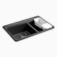 Double Bowl Kitchen Sink 33'' x 22'' x 9-5/8'' Double Bowl Kitchen Sink 33'' x 22'' x 9-5/8''
